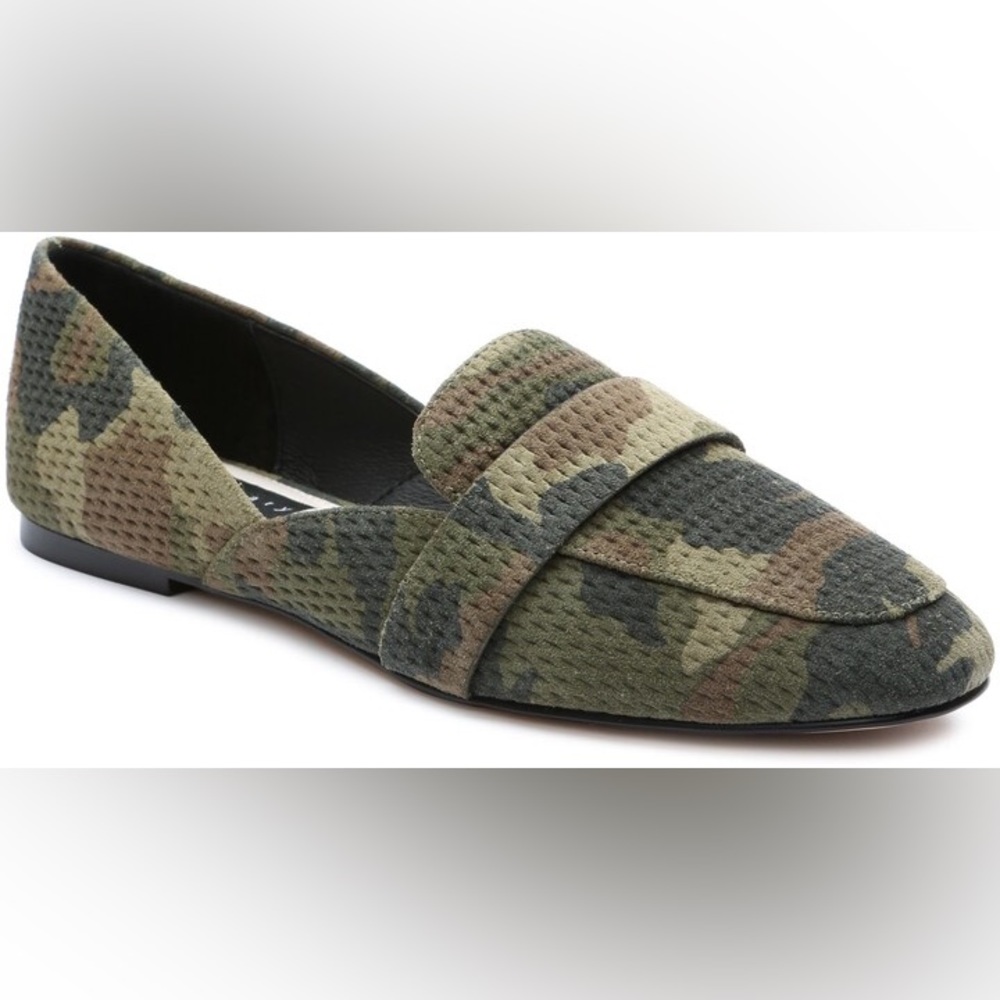 Sanctuary Sass Camo Textured Leather Loafer